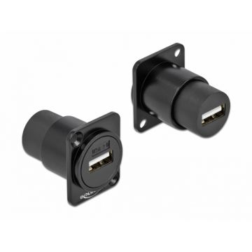 Modul D-type USB 2.0-A M-M, Delock 86784