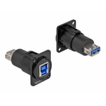 Modul D-type USB 3.0-A la USB-B, Delock 86707