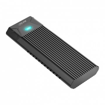 Rack extern USB 3.2 Gen2 type C la M.2 SSD (PCIe NVMe & SATA), InLine 00031H