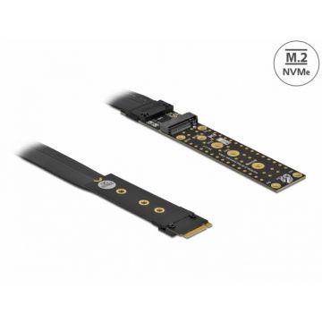 Riser card/prelungitor M.2 Key M 20cm, Delock 64136