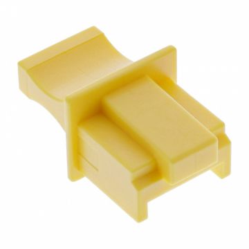 Set 100 buc protectie impotriva prafului pentru RJ45 Galben, InLine IL59942J