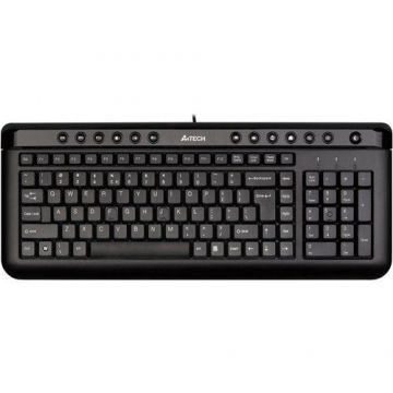 TASTATURA A4TECH X-Slim  USB, Black, 