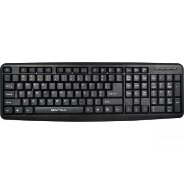 Tastatura SERIOUX; model: SRXK-9400USB layout: US; NEGRU;USB