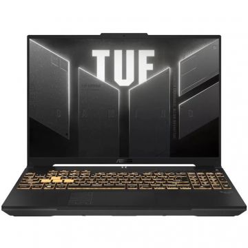 Asus Laptop ASUS TUF Gaming F16 FX607VU-I5165W, procesor Intel Core 5-210H, 16 inch, WUXGA, 144Hz, 16GB RAM, 512GB SSD, NVIDIA GeForce RTX 4050 6GB, Windows 11 Home, Gri