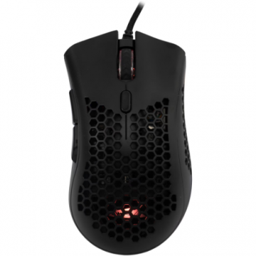 Baracuda Mouse Gaming Barracuda BGM-031 Coral, cu Fir ,12800DPI, RGB, Negru