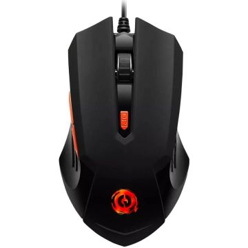 Canyon Mouse Gaming Star Raider GM-1, RGB, cu fir, Optic, 3200 dpi, 6 butoane, Negru