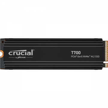 CRUCIAL SSD Crucial T700, 4TB, PCI Express 5.0 x4, NVMe 2.0, Radiator