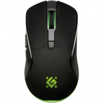 Defender Mouse Gaming Defender GM-534, Wireless 2.4Ghz, 3200DPI, iluminare RGB, Negru