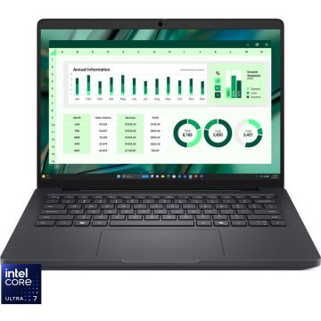 Dell Laptop DELL 14'' Pro Max 14 MC14250, FHD+, Procesor Intel® Core™ Ultra 7 265H (24M Cache, up to 5.30 GHz), 32GB LPCAMM LPDDR5X, 1TB SSD, RTX PRO 500 Blackwell 6GB, Win 11 Pro, 3Yr ProSupport