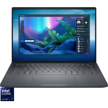Dell Laptop DELL 14'' Pro Max 14 Premium MA14250, FHD+, Procesor Intel® Core™ Ultra 7 265H (24M Cache, up to 5.30 GHz), 32GB LPDDR5X, 1TB SSD, RTX PRO 2000 Blackwell 8GB, Win 11 Pro, 3Yr ProSupport