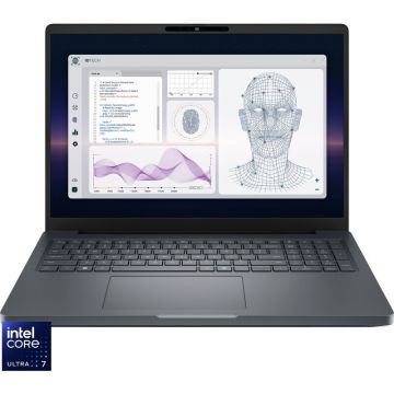 Dell Laptop DELL 16'' Pro Max 16 Plus MB16250, FHD+ 120Hz VRR, Procesor Intel® Core™ Ultra 7 265HX (30M Cache, up to 5.30 GHz), 32GB DDR5 CSODIMM, 1TB SSD, RTX PRO 2000 Blackwell 8GB, Win 11 Pro, 3Yr ProSupport