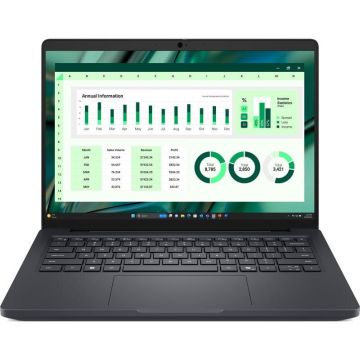 Dell Laptop Dell Pro Max 14 MC14250, Procesor Intel Core Ultra 7 265H pana la 5.30 GHz, 14 inch, WUXGA, 16GB LPDDR5X, 512GB SSD, Nvidia RTX PRO 500 Blackwell 6GB, Ubuntu, Negru