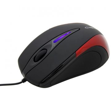 ESPERANZA Mouse optic ESPERANZA Sirius, Negru/Rosu