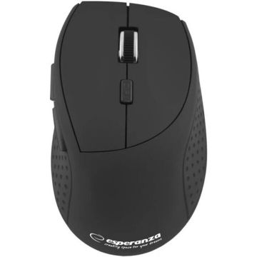 ESPERANZA Mouse optic fara fir, Esperanza Andromeda EM123K, pentru dreptaci, Bluetooth, 2400 DPI, 6D, Negru