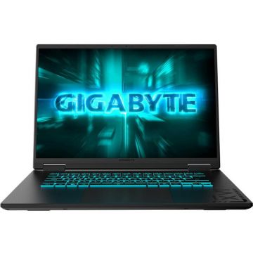 Gigabyte Laptop Gaming GIGABYTE A16 CTH, Procesor Intel® Core™ i7-13620H pana la 4.90 GHz, 16 inch, WUXGA 165Hz, 16GB RAM, 1TB SSD, GeForce RTX 5050 8GB, No OS, Negru