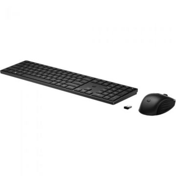 HP Kit tastatura + mouse HP 650, Wireless, USB, Negru