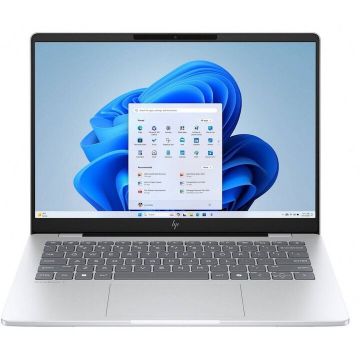 HP Laptop HP OmniBook 7 AI 14-fr0002nw, Procesor Intel Core Ultra 7 255U, Display 14 2K OLED, 16GB DDR5 RAM, 512GB SSD, Placa video integrata Intel Graphics, Windows 11 Pro, Argintiu