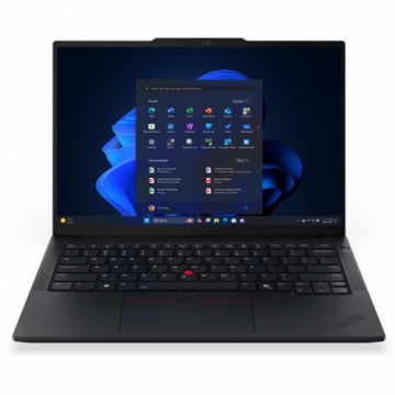 Lenovo Laptop Lenovo ThinkPad E14 Gen 7, Procesor AMD Ryzen™ 5 220, Display 14 WUXGA, 16 GB DDR5-SDRAM, 512 GB SSD, Wi-Fi 6E, Windows 11 Pro, Negru