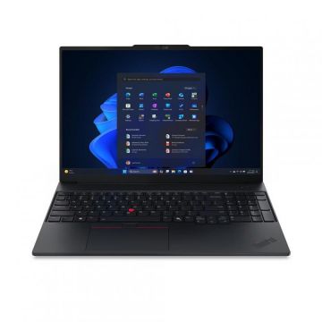 Lenovo Laptop Lenovo ThinkPad E16 Gen 3, Procesor AMD Ryzen™ 7 250, Display 16 WUXGA, 16GB DDR5 RAM, 512GB SSD, Placa video integrata AMD Radeon 780M, Negru