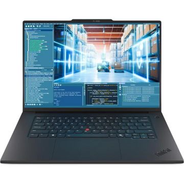 Lenovo Laptop Lenovo ThinkPad P1 Gen 8, Procesor Intel® Core™ Ultra 7 265H (24M Cache, pana la 5.30 GHz), 16 inch, 3.2K, OLED, Touch, 64GB RAM, 1TB SSD, Nvidia RTX PRO 2000 Blackwell 8GB, Windows 11 Pro, Negru
