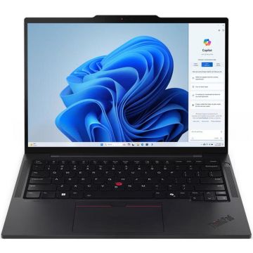 Lenovo Laptop Lenovo ThinkPad T14s Gen 6, Procesor Intel® Core™ Ultra 7 265U, 12M Cache, pana la 5.30 GHz, 14 inch, WUXGA IPS, 64GB LPDDR5X, 1TB SSD, Intel® Graphics, Windows 11 Pro, Negru