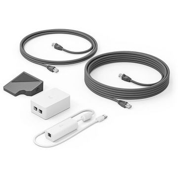 Logitech Adaptor PoE Injector, Logitech, 30W, 2 porturi Ethernet, alb, 36.3 x 60.2 x 91 mm