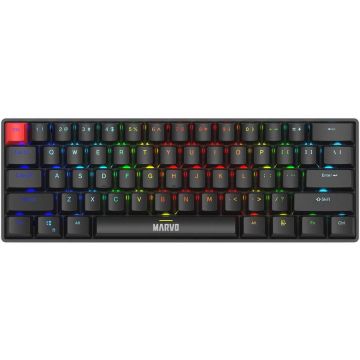 MARVO Tastatura Gaming Marvo KG933G, USB, iluminare RGB, Negru