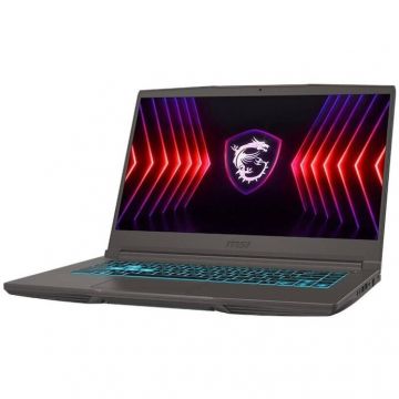 MSI Laptop Gaming MSI Thin 15 B13UC-3404XPL, Procesor Intel Core i5-13420H, Display 15.6 FHD 144Hz IPS-Level, 16GB DDR4-3200 RAM, SSD 512GB, Placa video dedicata NVIDIA GeForece RTX 3050 4GB, NoOS, Gri