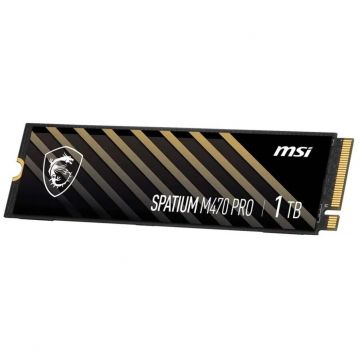 MSI SSD MSI Spatium M470 PRO, M.2, 1TB, PCI Express 4.0 NVMe, 3D NAND