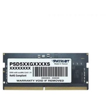 Patriot Memorie RAM Patriot PSD516G560081S, 16 GB (1 x 16 GB) DDR5, 5600 MHz, CL 46