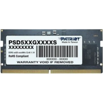 Patriot Memorie RAM Patriot Signature PSD532G56002S, SO-DIMM, 32GB, DDR5, 5600MHz, CL46