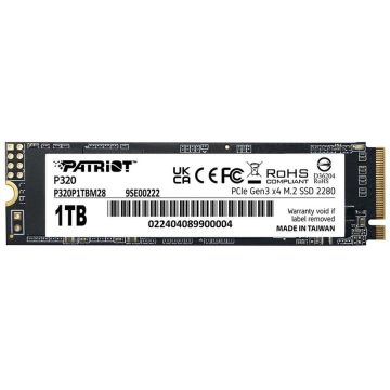 Patriot SSD PATRIOT VIPER P320, M.2, PCI-Express 4 NVMe, 1TB, 3GB/S (P320P1TBM28)