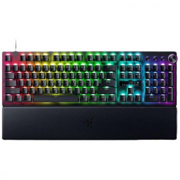 Razer Tastatura Gaming Mecanica Razer Huntsman V3 Pro 8KHz, Analog Optical Gen-2 Switch, Layout US, Chroma RGB, Negru