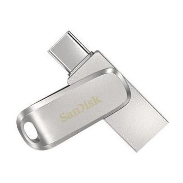 Sandisk Stick memorie SanDisk Ultra Dual Drive Luxe 64GB, USB-C, Silver