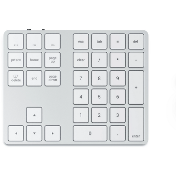 Satechi Tastatura numerica Satechi Aluminum Bluetooth Extended, Silver
