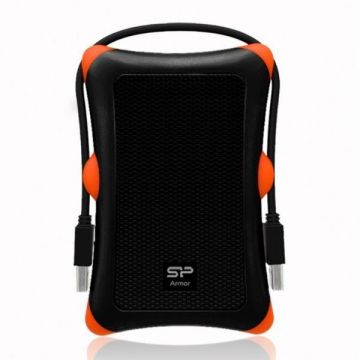 Silicon&nbsp;power Hard Disk Extern Silicon Power Armor A30 Usb 3.0 1tb, Negru