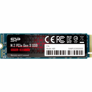 Silicon&nbsp;power SSD Silicon Power P34A80 2TB, PCI Express 3.0 x4, M.2
