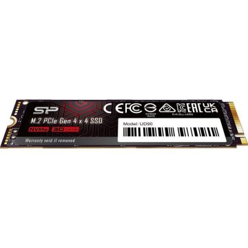 Silicon&nbsp;power SSD, Silocon Power, Model UD90, 4TB, M.2, PCIe, Negru