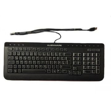 Tastatura ALIENWARE; layout: US; NEGRU; USB; MULTIMEDIA; 