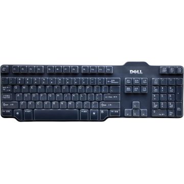 Tastatura Dell USB SK-3205,cu fir, card reader, layout olandeza