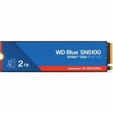 WD SSD Western Digital Blue SN5100, capacitate 2TB, interfata PCI Express 4.0, format M.2 2280