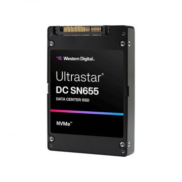 Western&nbsp;Digital SSD Western Digital Ultrastar DC SN655, Capacitate 7.69 TB, Interfata U.3 PCI Express 4.0, NVMe, Memorie TLC 3D NAND SE (0TS2459)