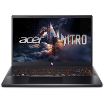 Acer Laptop Acer Nitro V 15 ANV15-52-592S, Intel Core i5-13420H, 15.6 inch, RAM 16 GB, SSD 512 GB, NVIDIA GeForce RTX 5050, Windows 11 Home, Negru