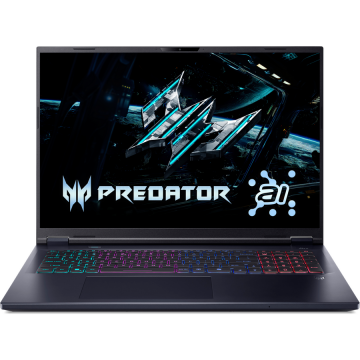 Acer Laptop Acer Predator Helios Neo 18 AI PHN18-72-75PV, Intel Core Ultra 7 255HX, 18 inch, RAM 32 GB, SSD 1 TB, NVIDIA GeForce RTX 5060, Windows 11 Home, Negru