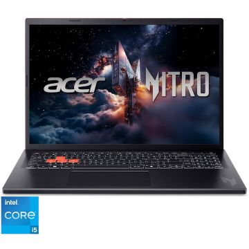 Acer Laptop Gaming Acer Nitro Lite 16 NL16-71G-54B1, Procesor Intel® Core™ i5-13420H, Display 16'' WUXGA, IPS, 165Hz, 16GB DDR5 RAM,  512GB SSD, Placa video dedicata NVIDIA® GeForce RTX™ 3050, No OS, Shale Black