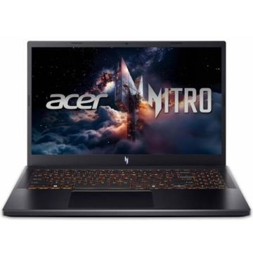 Acer Laptop Gaming Acer Nitro V 15 ANV15-52-521T cu procesor  Intel® Core™ i5-13420H pana la 4.6GHz, 15.6 Full-HD, IPS, 165Hz. 16GB DDR4 RAM, 1TB SSD, NVIDIA® GeForce RTX™ 5050 8GB GDDR7, No OS, Obsidian Black