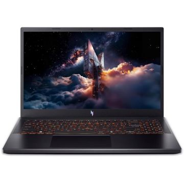 Acer Laptop Gaming Acer Nitro V 15 ANV15-52, Intel Core 7 240H, 15.6 inch, RAM 16 GB, SSD 1 TB, GeForce RTX 5060, No OS, Negru