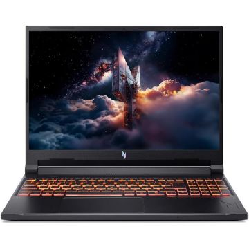 Acer Laptop Gaming Acer Nitro V 16 AI ANV16-42, Procesor AMD Ryzen™ 5 240 (16M Cache, pana la 5.0 GHz), 16 inch, WUXGA IPS 180Hz, 16GB DDR5, 512GB SSD, Nvidia GeForce RTX 3050 6GB, No OS, Negru