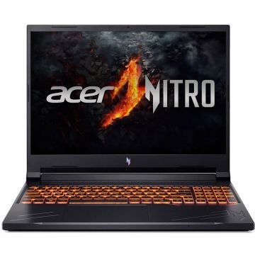Acer Laptop Gaming Acer Nitro V 16, Procesor AMD Ryzen 5 8645HS, Display 16 WUXGA, RAM 64GB, SSD 1TB, Placa video dedicata NVIDIA GeForce RTX 4050 6GB,  Windows 11 Home, Negru
