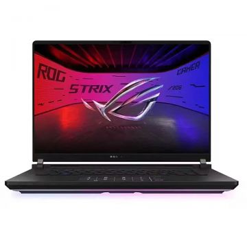 Asus Laptop ASUS ROG Strix SCAR 16, Intel Core Ultra 9 275HX, 16 inch, RAM 64 GB, SSD 6 TB, NVIDIA GeForce RTX 5080, Windows 11 Home, Negru